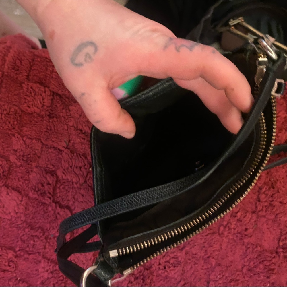 Coach Signature Black and Brown Shoulder Bag - Picture 4 of 4